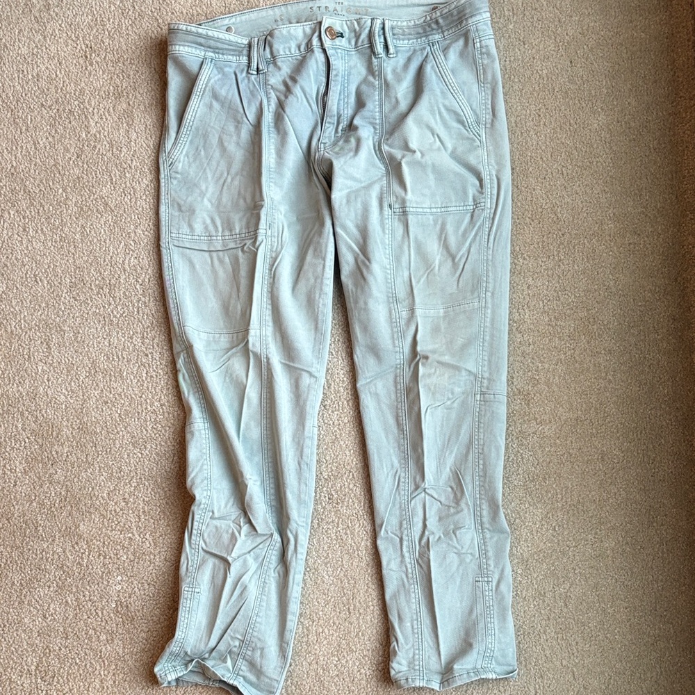 White House Black Market Light Blue Ankle Pants